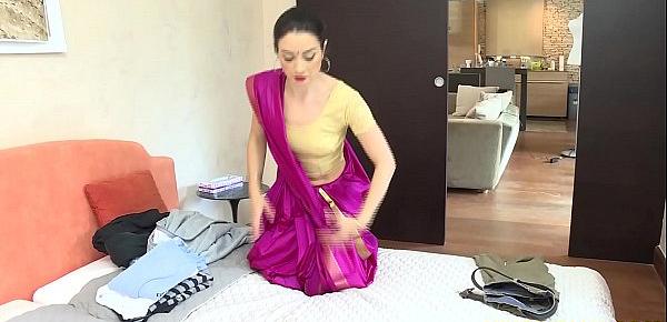  The hot maid Kaanta Bai caught red handed and fucked hard in all her holes